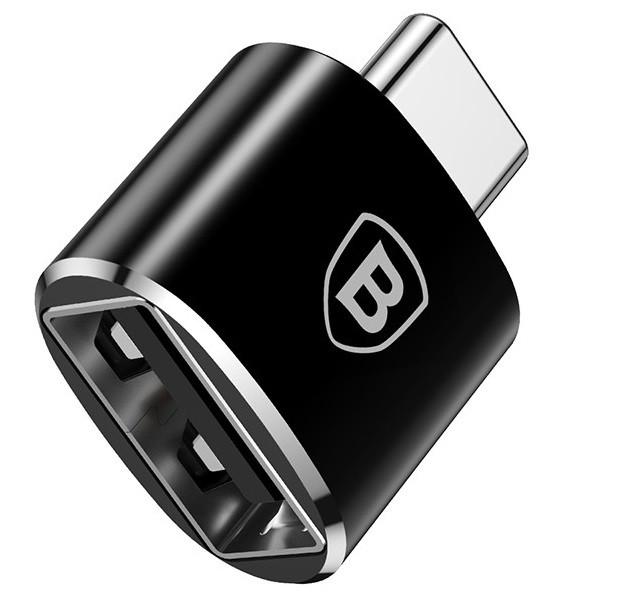 Перехідник Baseus CATOTG-01 2,4A Чорний (f67e27cc)