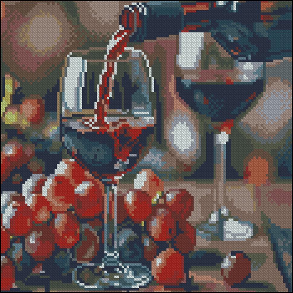 Алмазная мозаика Ranok Creative Винная дегустация 30х30 см (VM-127-A-523)