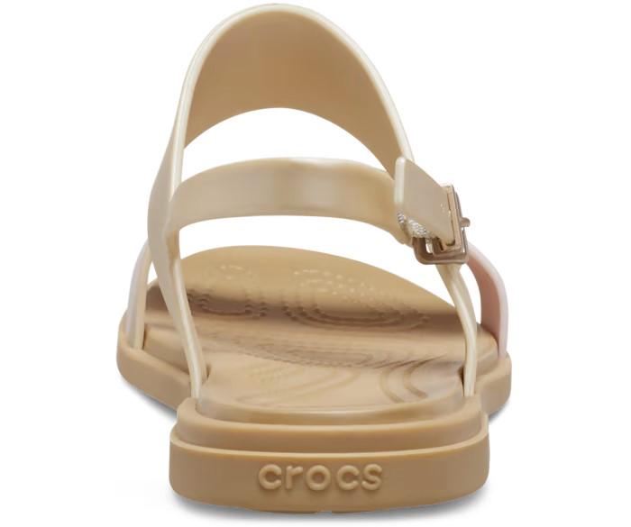 Сандалі жіночі Crocs Tulum Shimmer Strappy р. 40-41 Pink clay (14896863) - фото 4