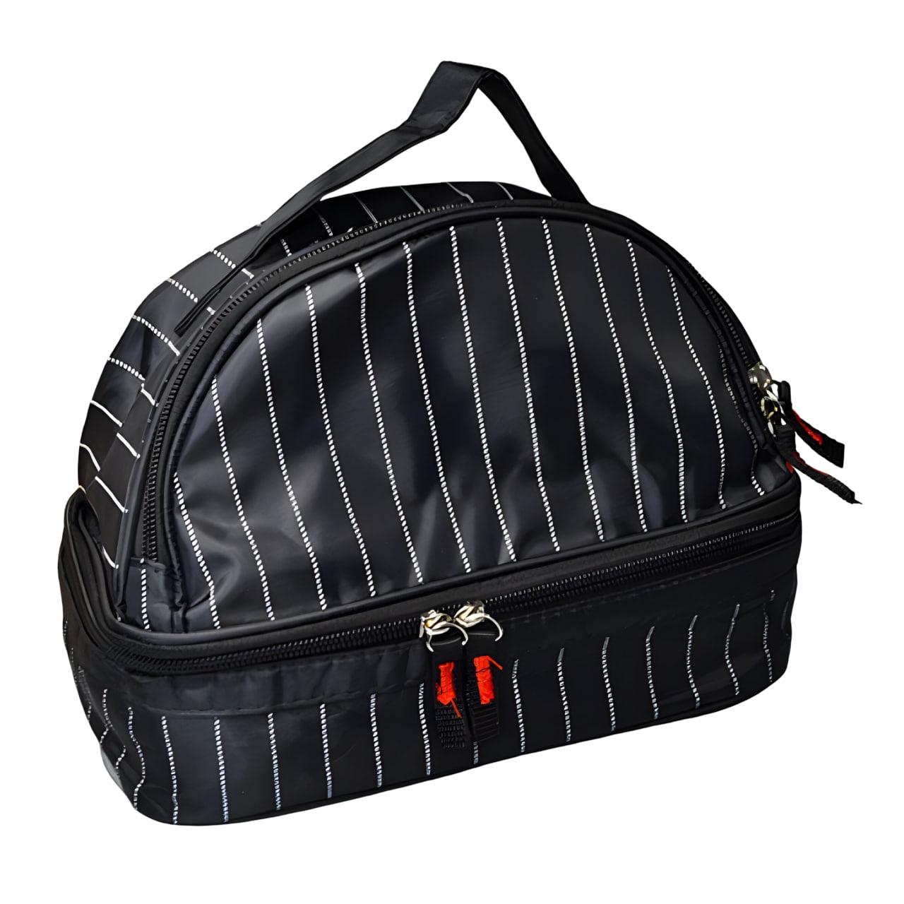 Косметичка-несесер мужская 24х22х13 см Черный (23-116-2)