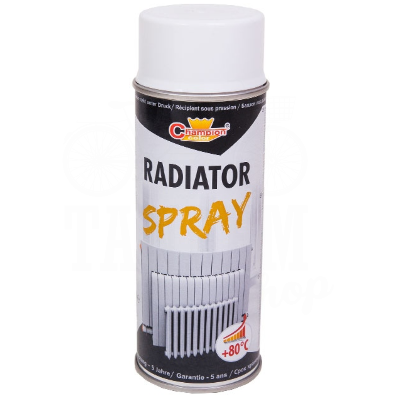 Краска для радиаторов и батарей Champion Radiator Spray 400 мл Белый