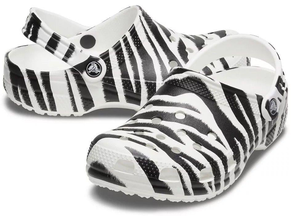 Крокси жіночі Crocs Classic Platform Animal Clog Zebra р. 39-40 Чорний (22215) Крокси жіночі Crocs Classic Platform Animal Clog Zebra р. 39-40 Чорний (22215)