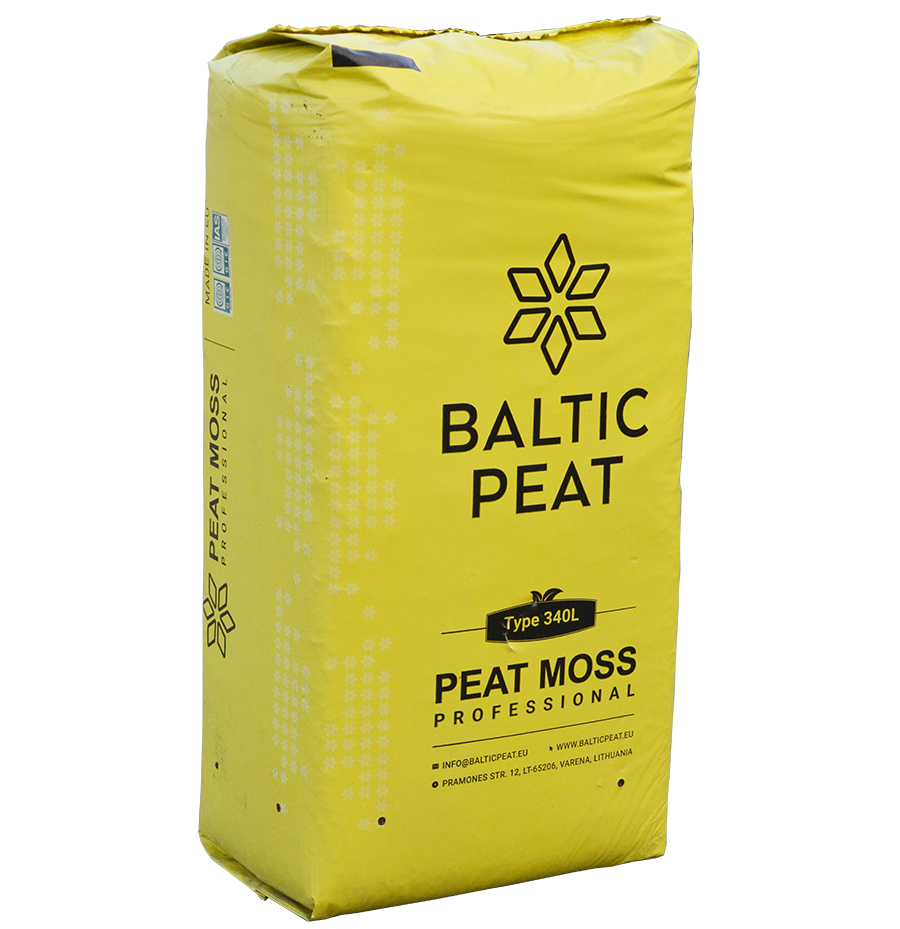 Верховой торф Baltic Peat pH 3,5–4,5 фракция 10-40 мм 150 л (1977811236)