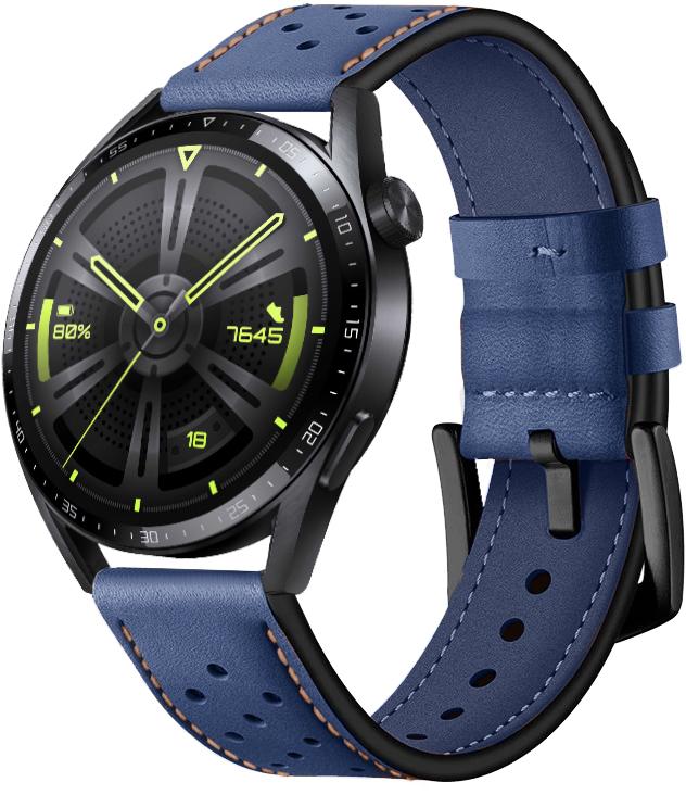 Ремешок кожаный Classico для Huawei Watch GT3 46 мм Blue (26145-28)
