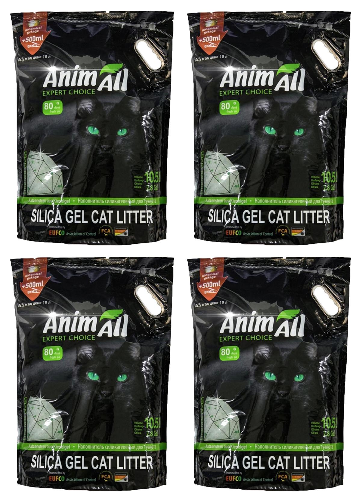 Наполнитель для котов AnimAll Emerald cиликагелевый 10,5 л 4 шт. Green (345211675)