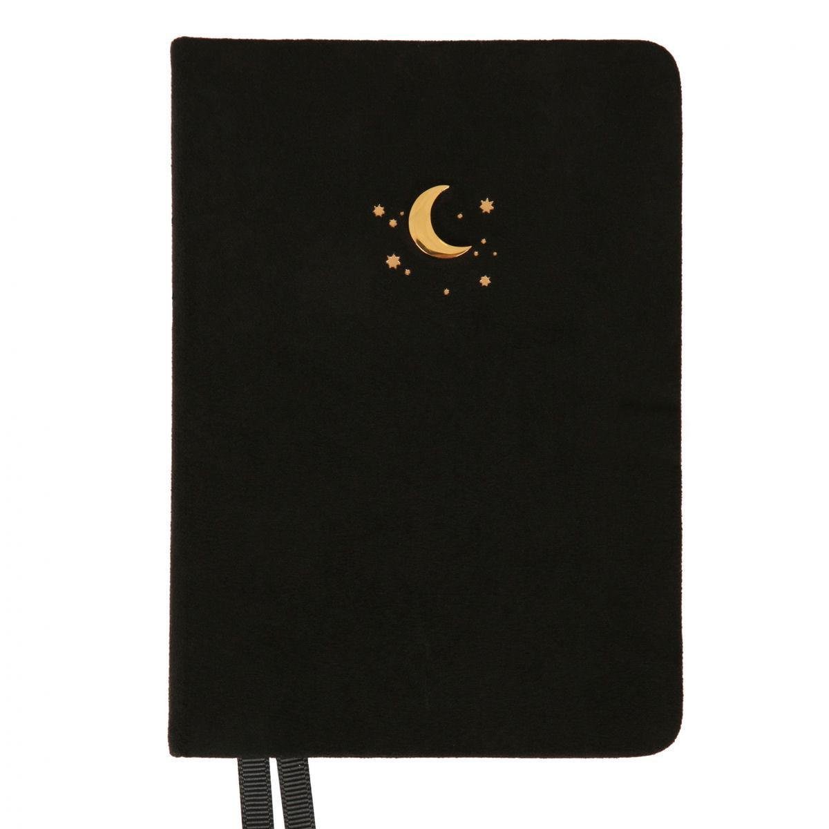 Дневник датированный 2026 Leo Planner Luna A6 352 стр. Черный (252706)