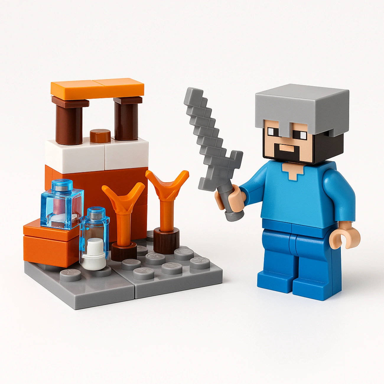 Конструктор Minecraft "Алхимическая мастерская" 66117F 40 элементов