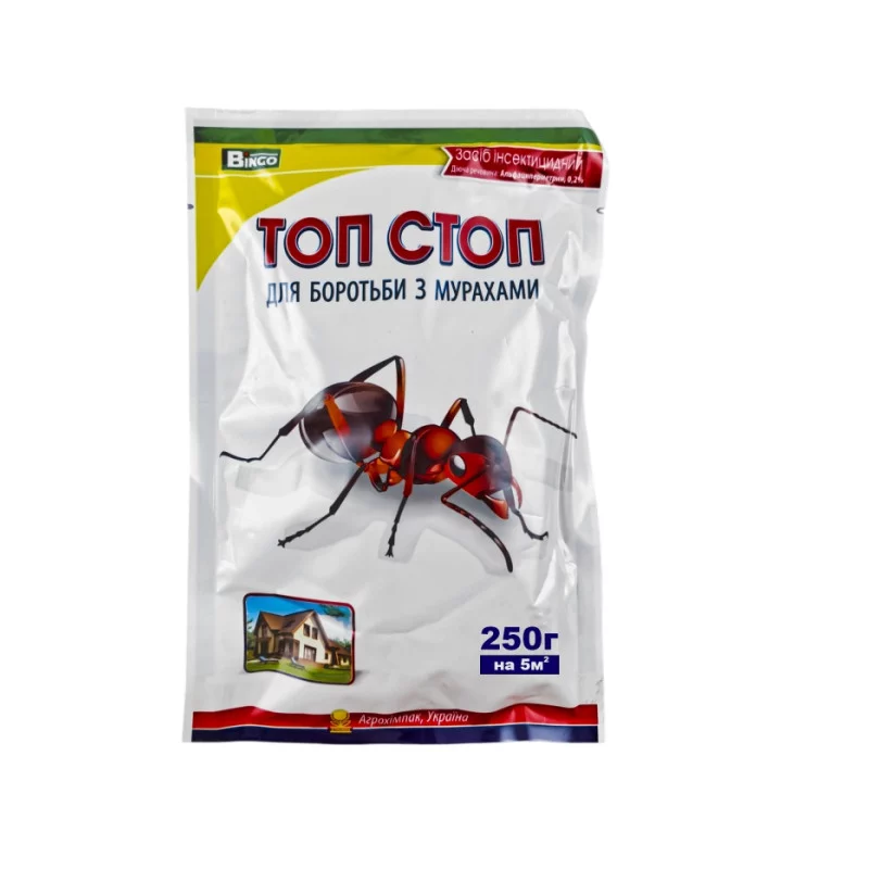 Інсектицид ТОП СТОП для боротьби з мурахами 250 г (2270633889)