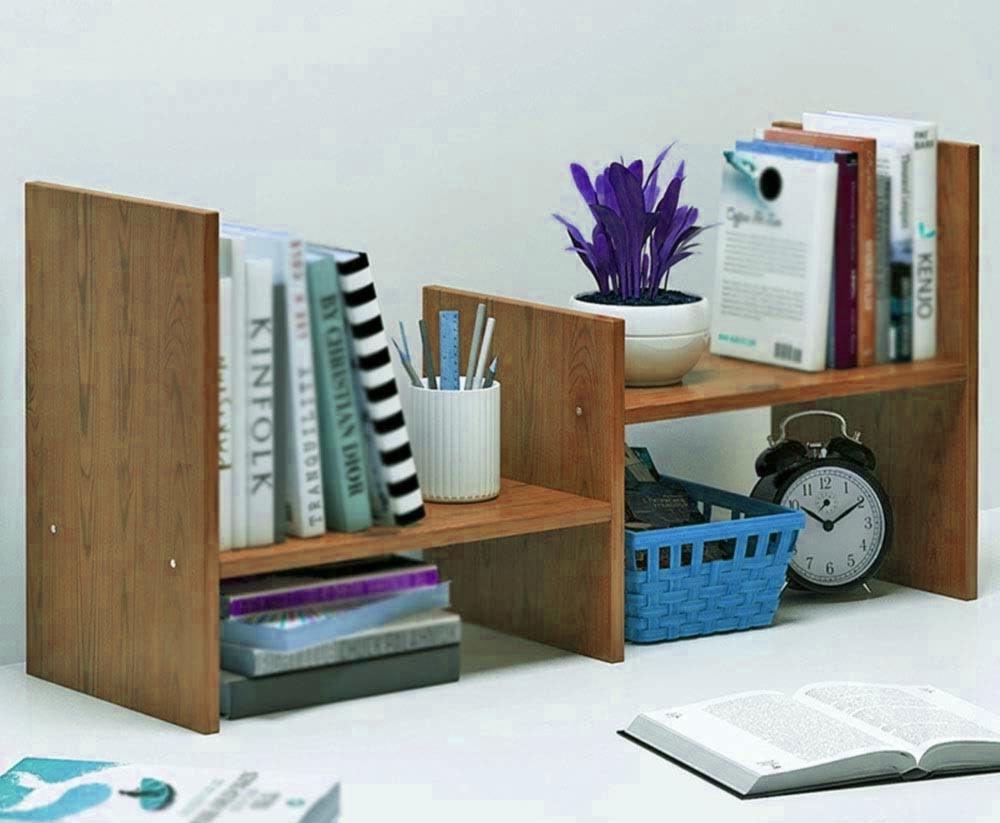 Полка книжная настольная из дерева Марагос Корица (КПА-040133)