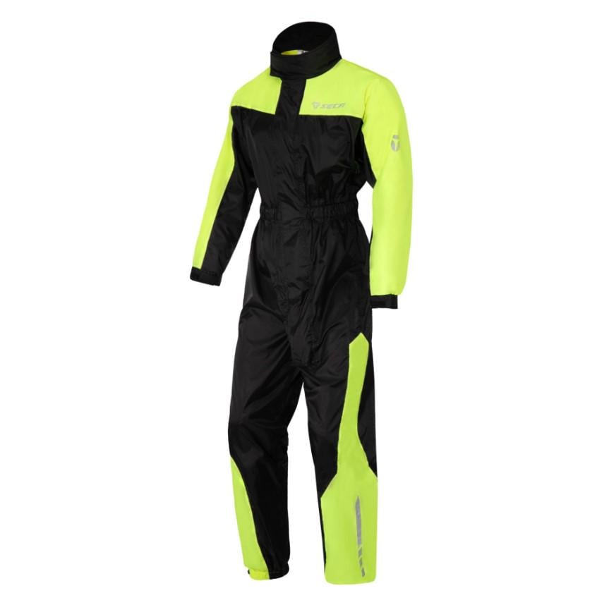 Мотокомбинезон дождевой SECA Monsun EVO 4XL Black Fluo (43642)