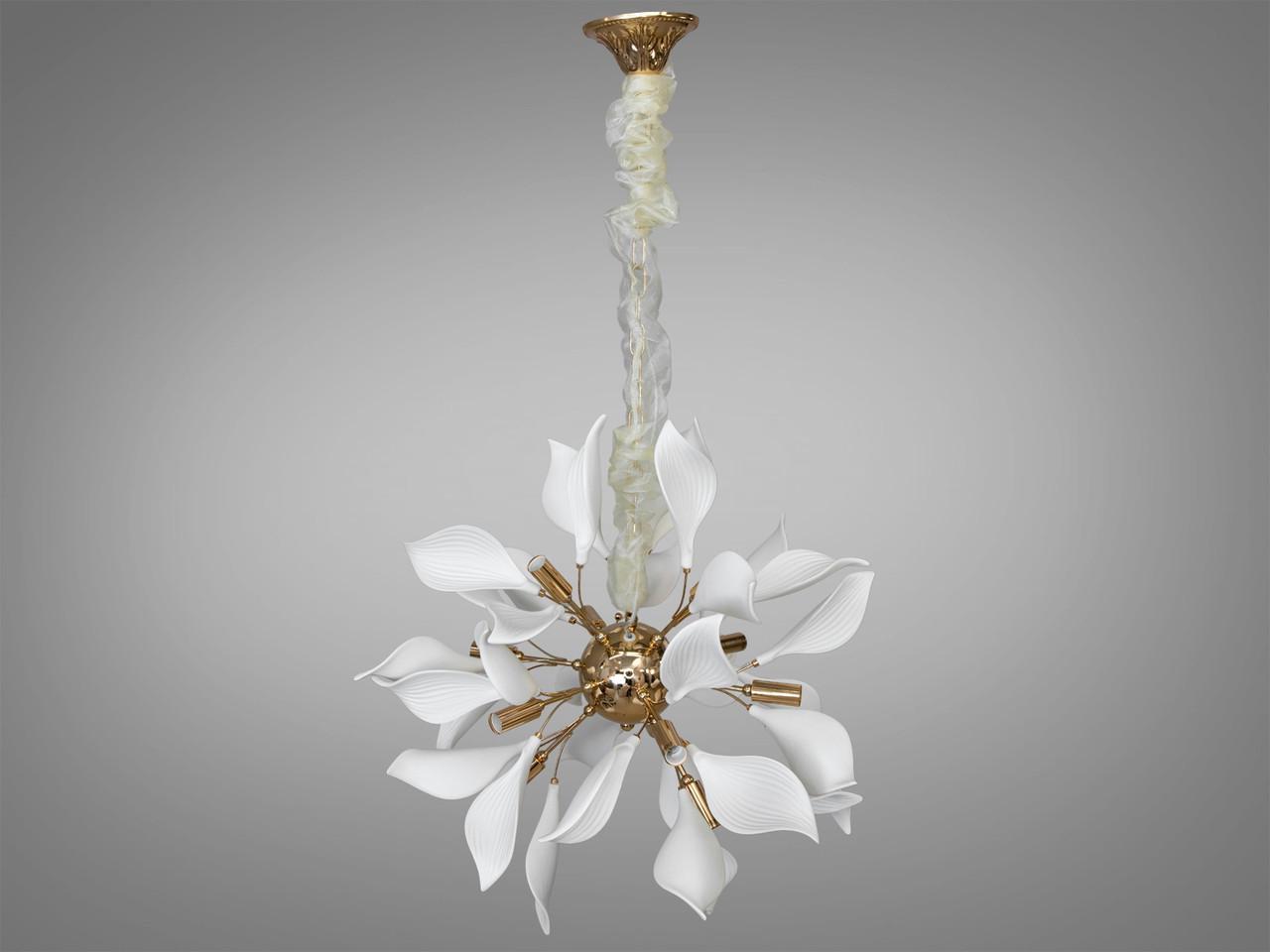 Люстра подвес EcoLed Loft 7172-12P GD Золотой