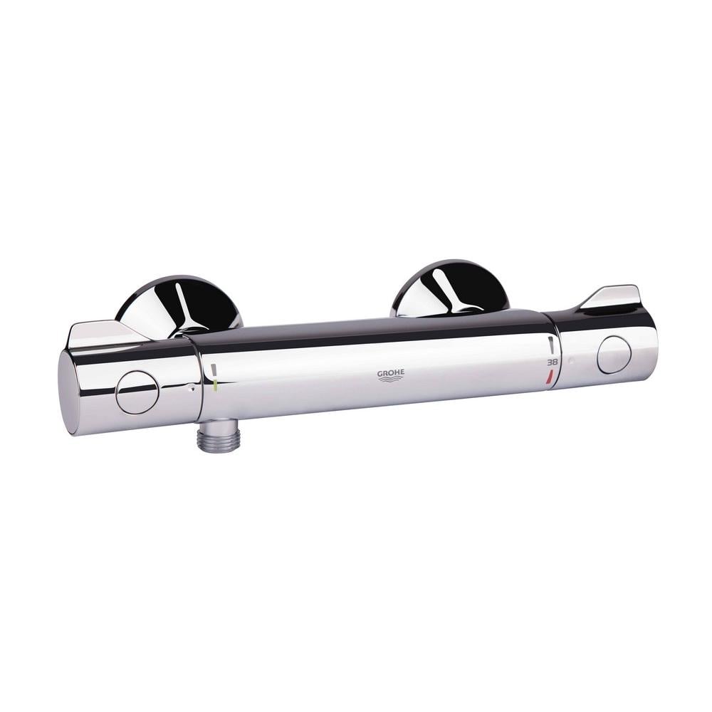 Смеситель для ванны с подключением душа grohe grohtherm 2000 34464001 двухрычажный с термостатом