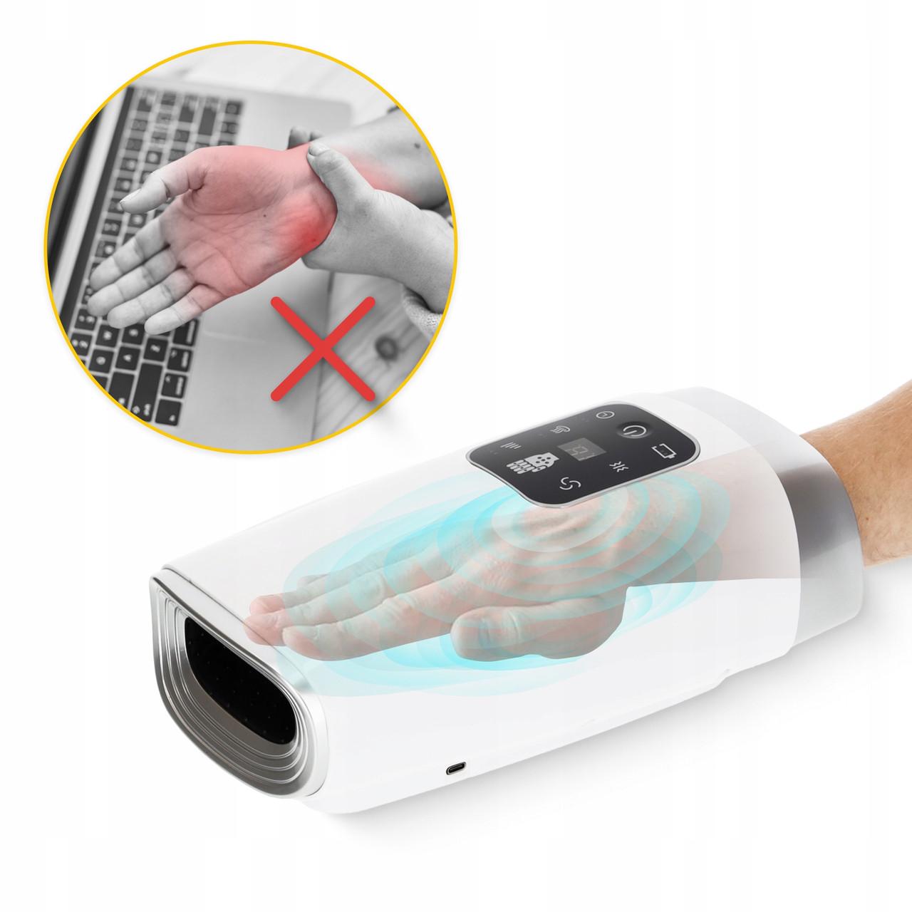 Масажер для рук 4fizjo Ultra багатофункціональний з підігрівом White (P-5905973403511) - фото 4 Масажер для рук 4fizjo Ultra багатофункціональний з підігрівом White (P-5905973403511) - фото 4