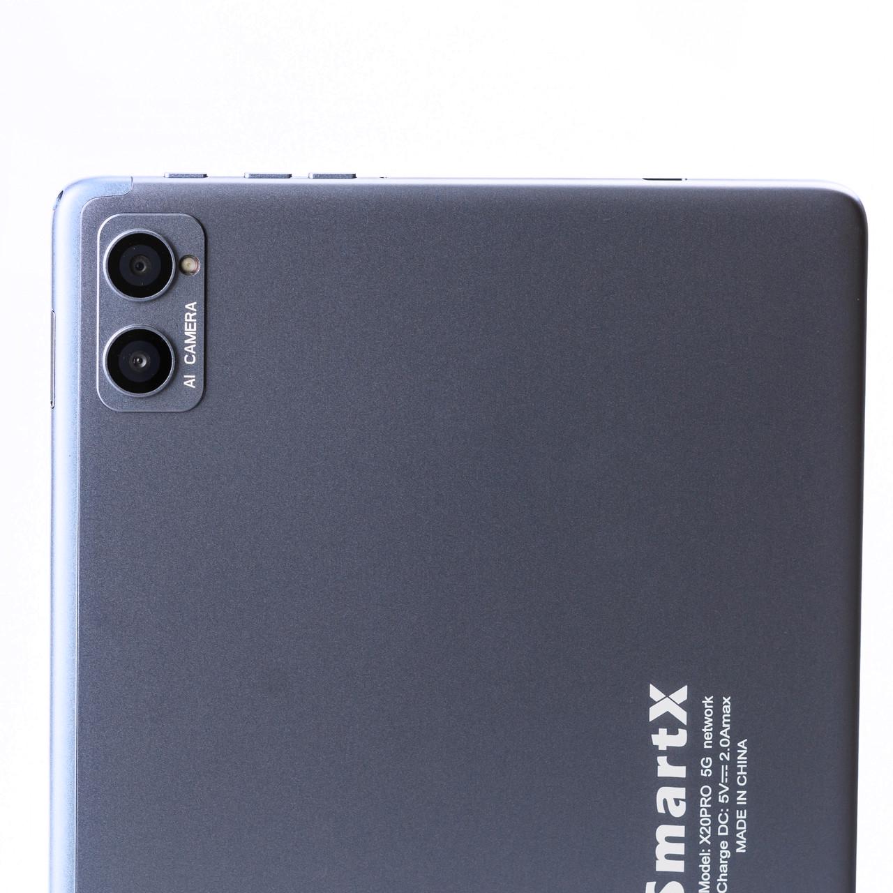 Планшет з клавіатурою Smart X20 pro MediaTek 64 GB 10,1" 1300 mhz Сірий - фото 7