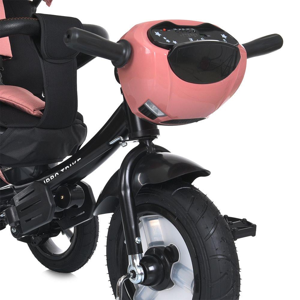 Дитячий велосипед триколісний Turbo Trike MT 1007 гумові колеса Рожевий (294255411) - фото 8