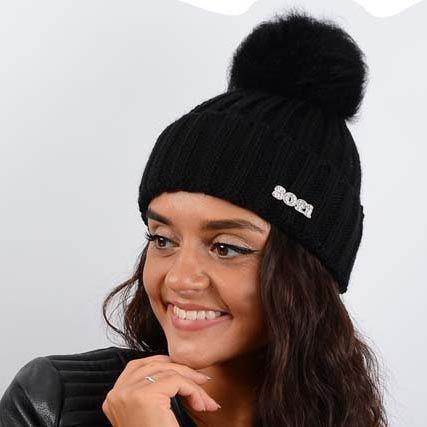 Шапка Sofi SH15033 L/р. 57-58 Черный
