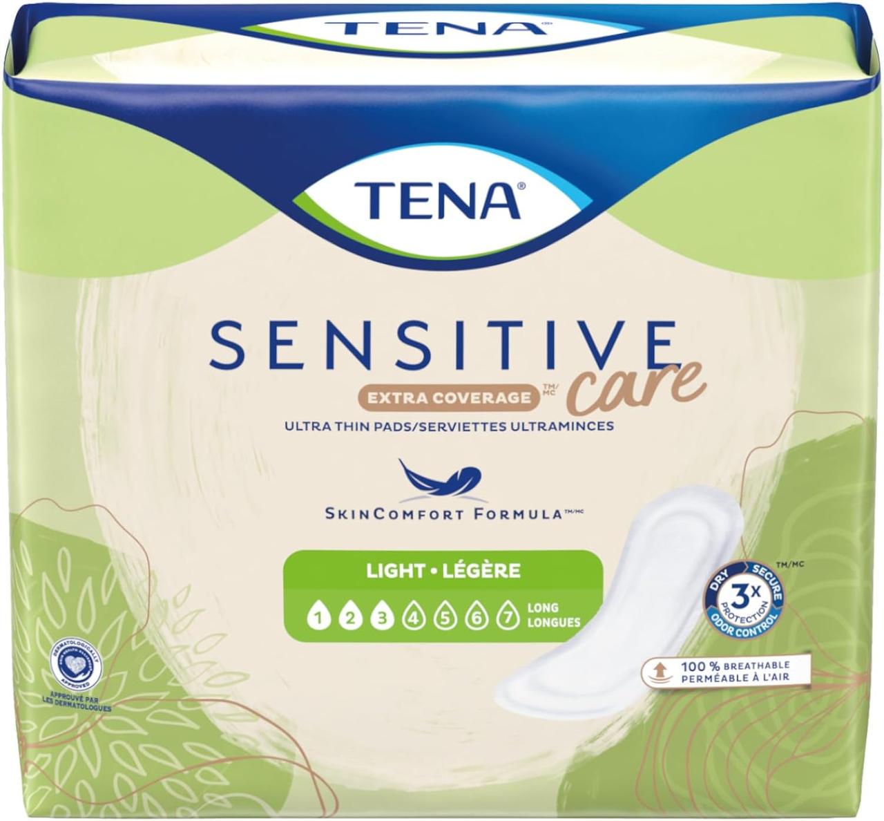 Прокладки TENA Intimates для запобігання протіканню сечового міхура для жінок 144 шт.