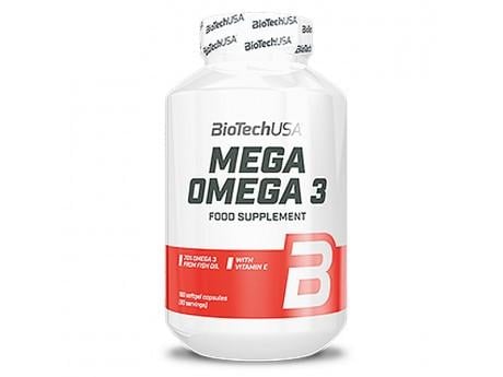 Рыбий жир BioTech MEGA OMEGA 3 USA 180 капсул