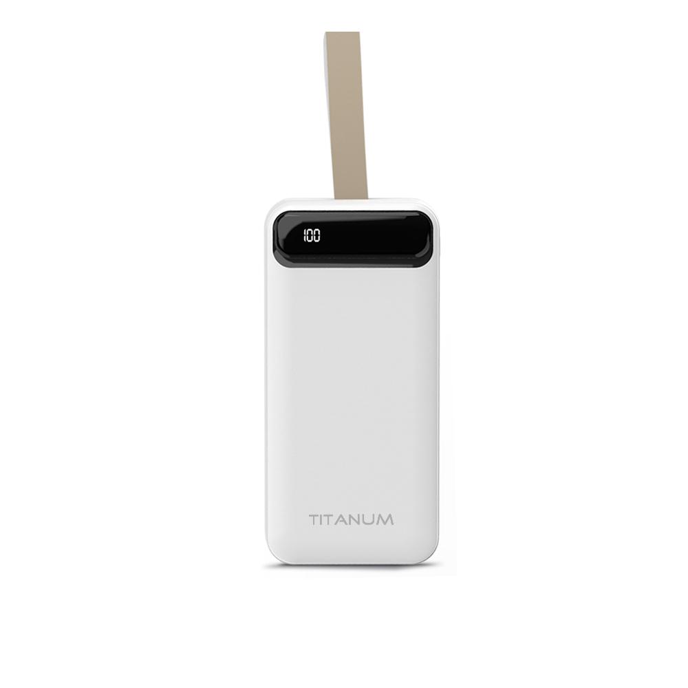 ᐉ Повербанк УМБ TITANUM TPB-741 50000 mAh White • Купить в Киеве, Украине •  Лучшая цена в Эпицентр