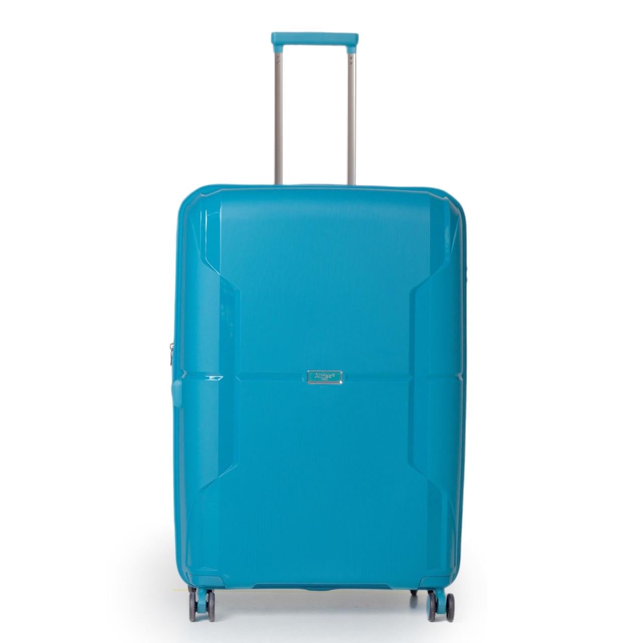 Чемодан средний Airtex полипропилен M 68х46х28+5 см 89 л 3,6 кг Голубой (245)