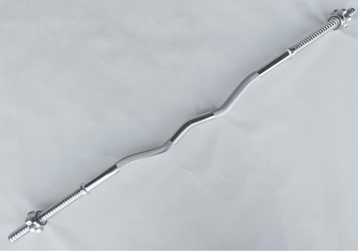 Гриф для штанги EasyFit W-образный 1,2 м Ø 28 мм (EF-8061) - фото 3