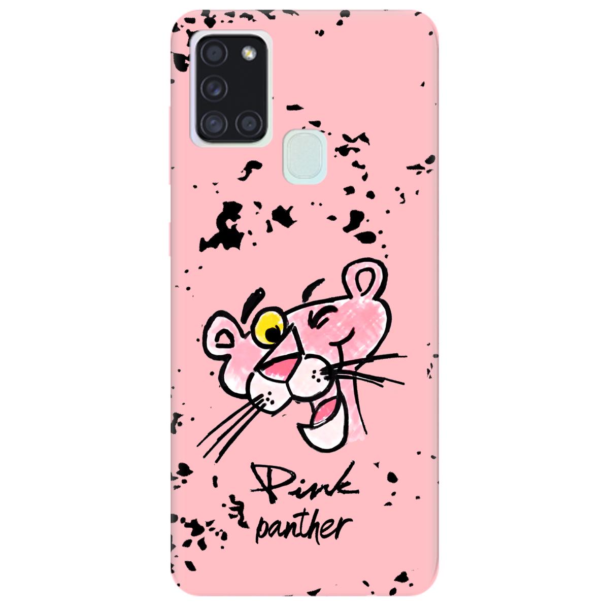 Силиконовый чехол Zorrov для Samsung Galaxy A21s - Pink Panther (14100070262117616)