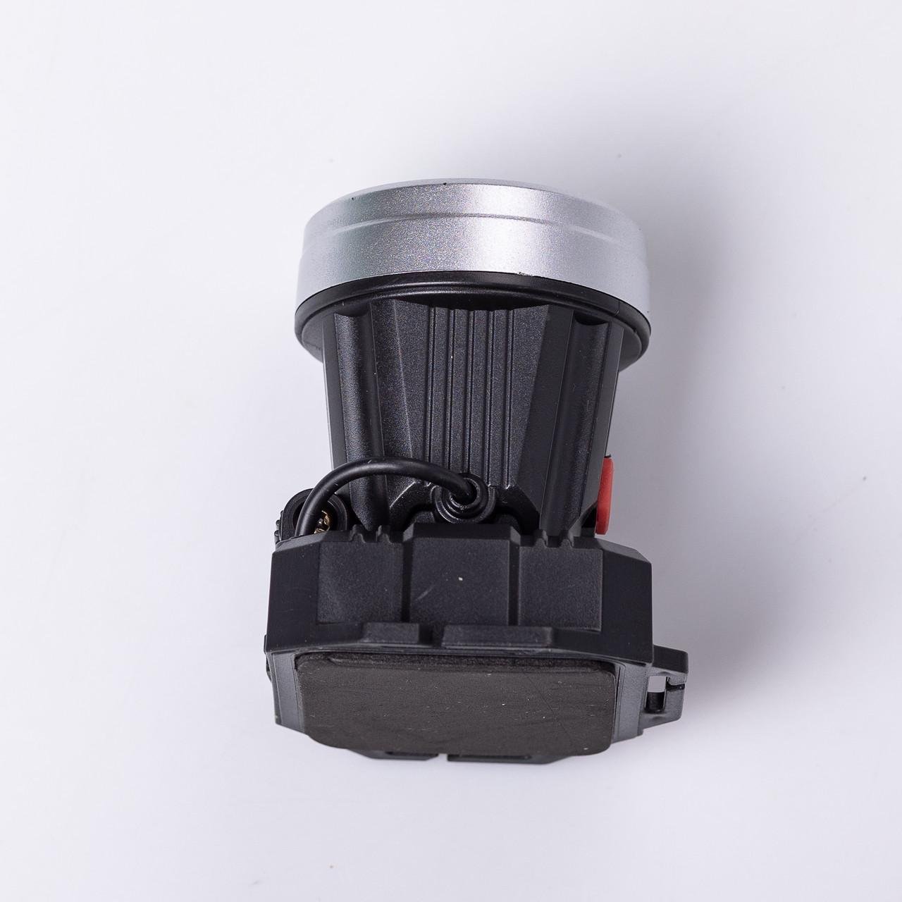 Налобний ліхтар акумуляторний 5 В 3 режими роботи LED 8х8х5,5 см (7194) - фото 7