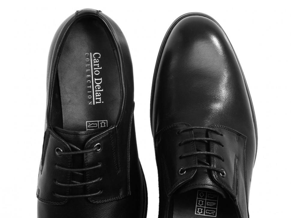 Туфлі Carlo Delari 7253009 р. 41 Чорний (23458) - фото 4 Туфлі Carlo Delari 7253009 р. 41 Чорний (23458) - фото 4