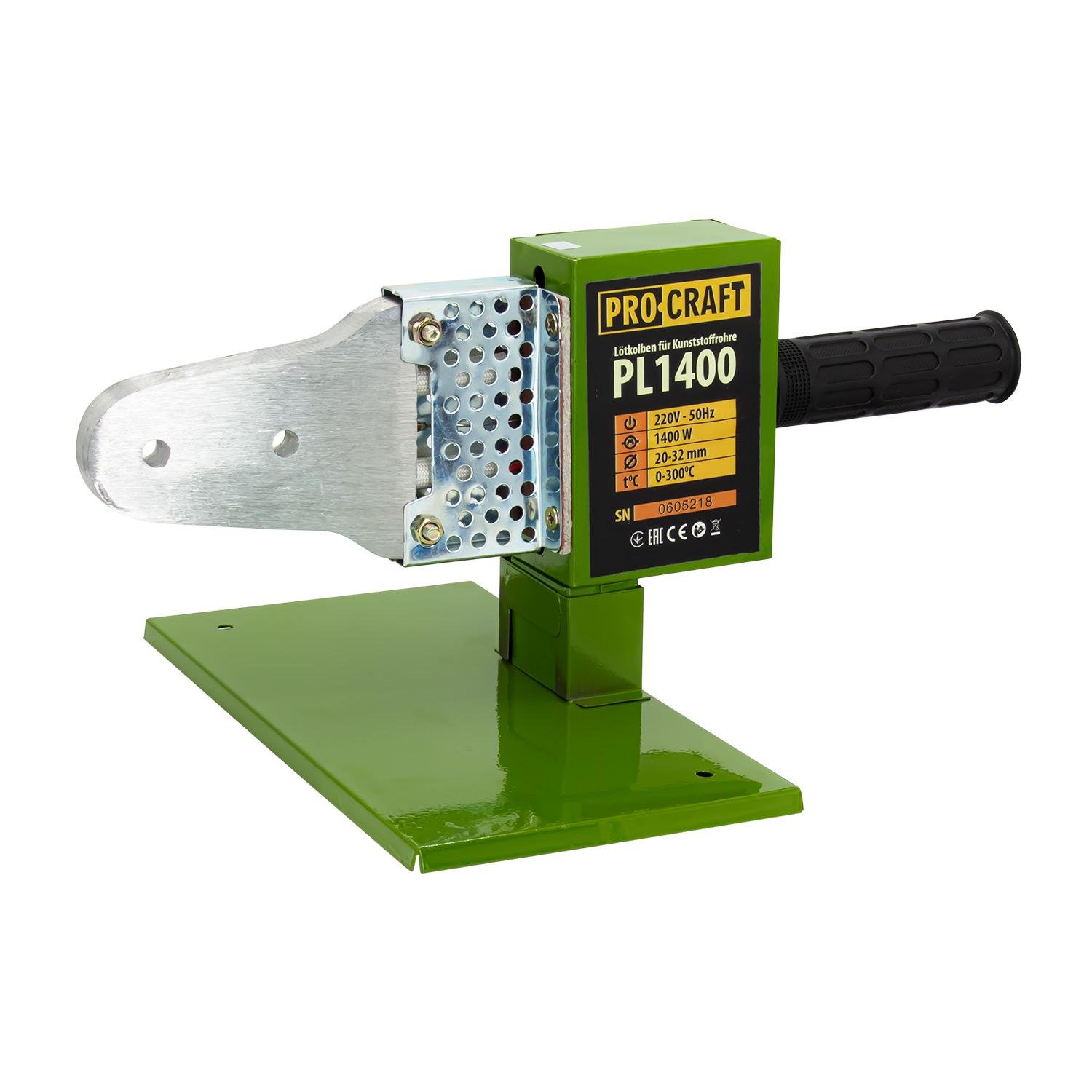 Паяльник для пластикових труб Procraft PL1400 014003 (014003)