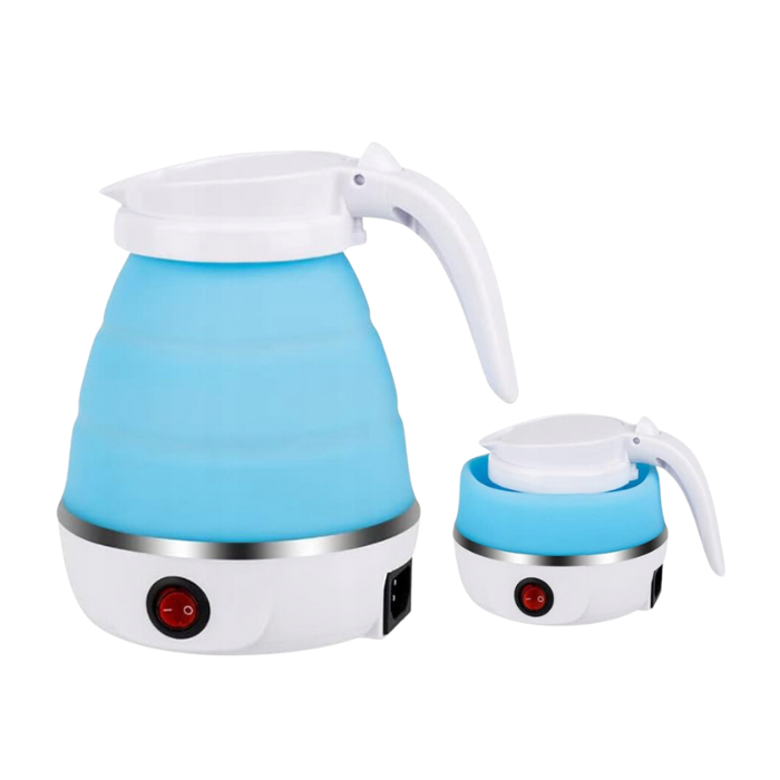 Електрочайник складаний Electric Kettle EK-2354 силіконовий туристичний Блакитний - фото 11