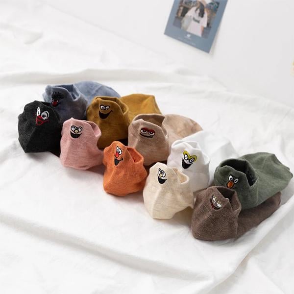 Носки женские M00393 с эмодзи хлопковые 10 пар - фото 6 Носки женские M00393 с эмодзи хлопковые 10 пар - фото 6