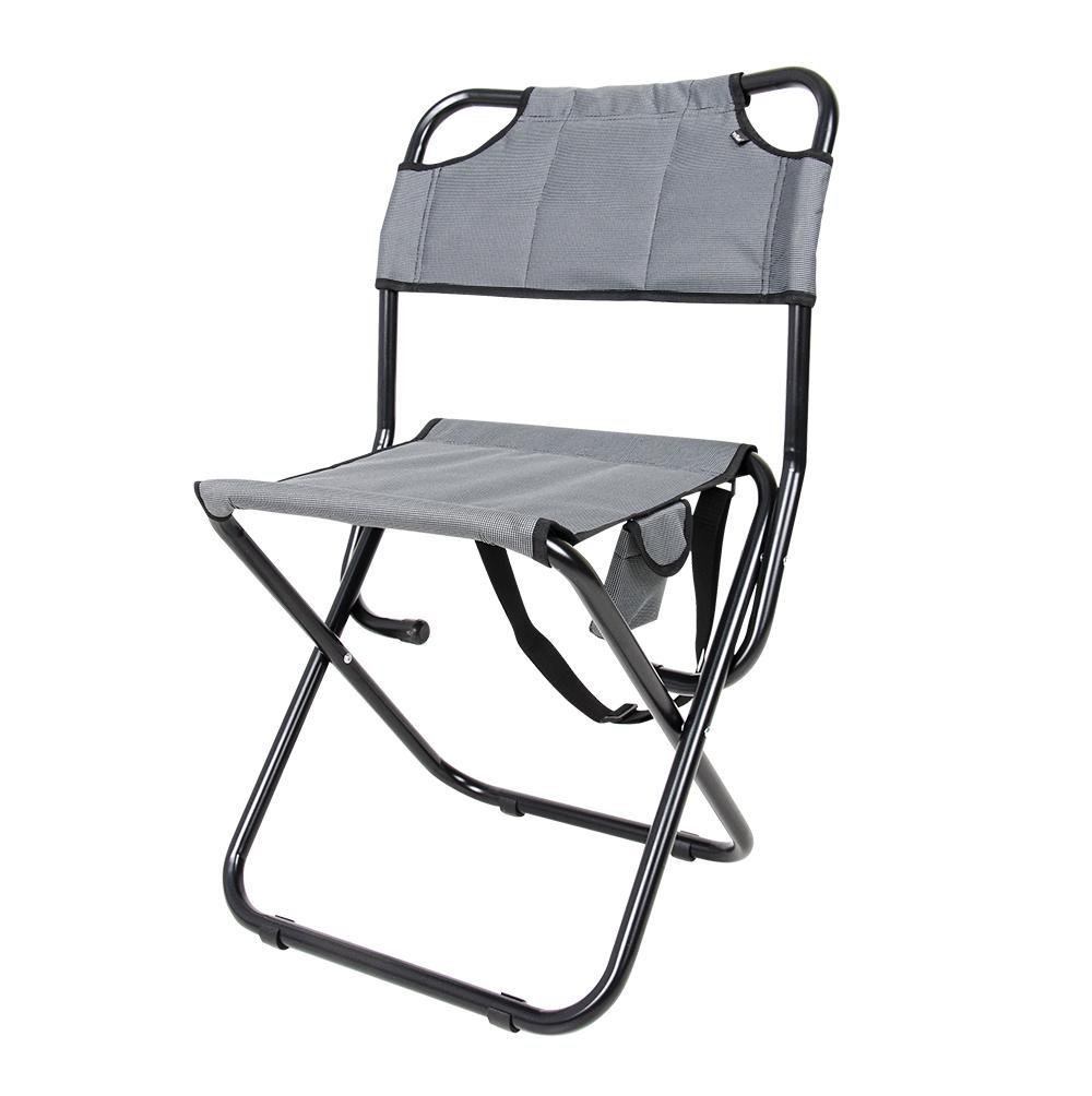 Стул туристический Богатыр меланж Серый