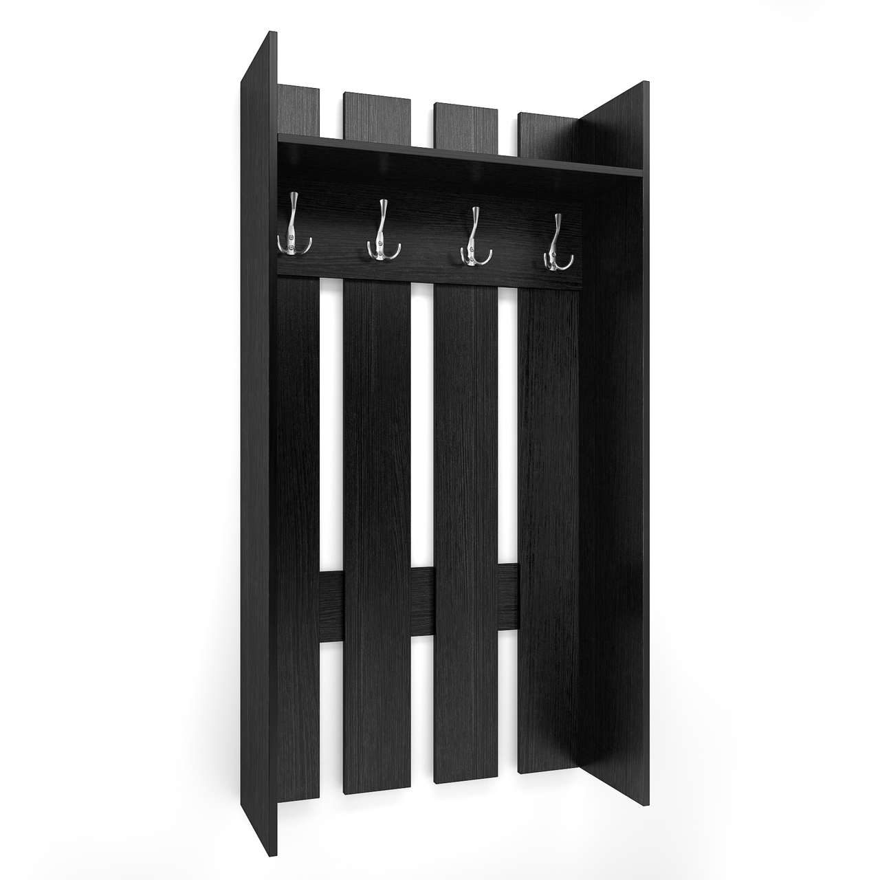 Вешалка-щит для одежды из дерева Зигиншор Венге (ВЛТ-000412)