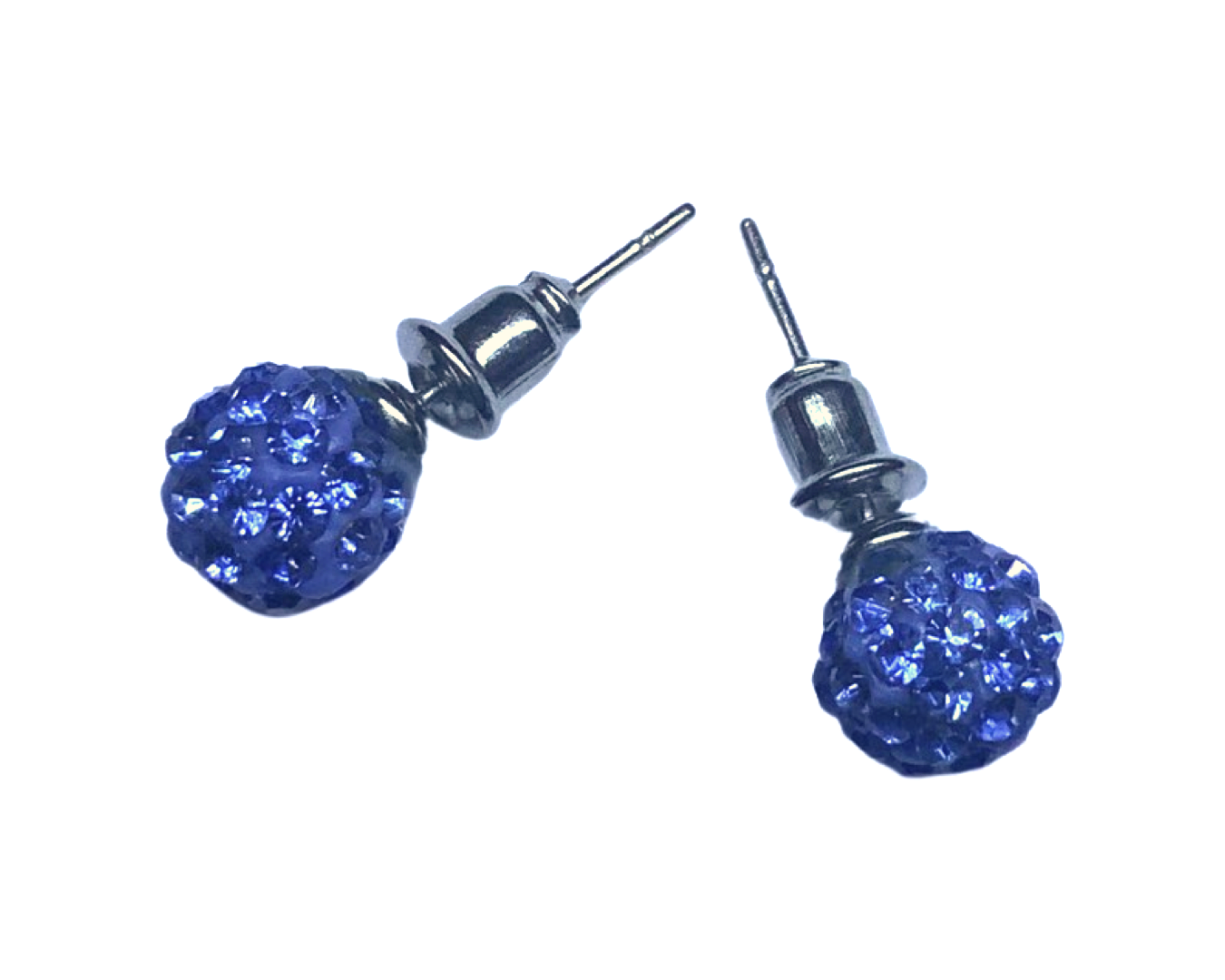 Сережки зі стразами Шамбала гвоздики 2 шт. 7 мм Холодно-блакитний Сережки зі стразами Шамбала гвоздики 2 шт. 7 мм Холодно-блакитний