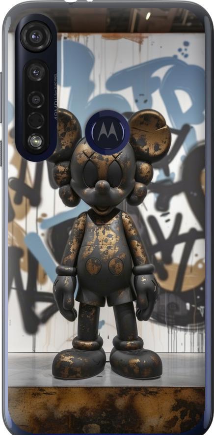 Чехол на Motorola G8 Plus Bronze kaws v2 (6098u-1837-42517)