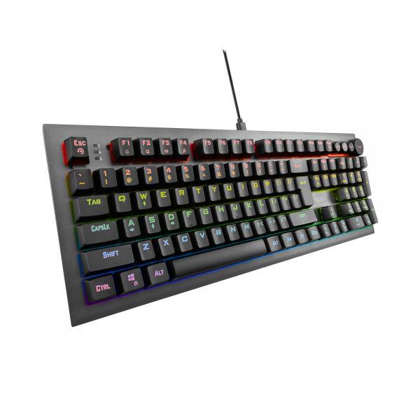 Клавиатура Noxo Conqueror Mechanical gaming keyboard Blue Switches Black (4770070882023)