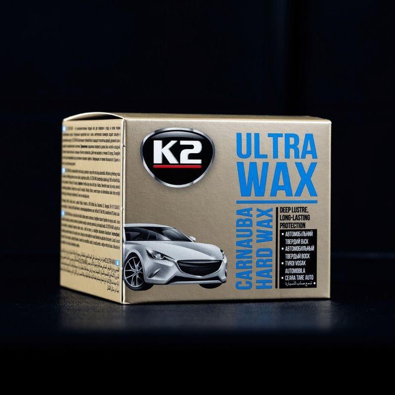 Полироль восковой для кузова K2 Ultra Wax с губкой 250 г - фото 7