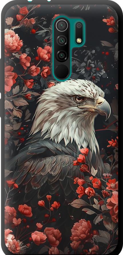 Чехол на Xiaomi Redmi 9 Цветочный страж (6102b-2019-42517)