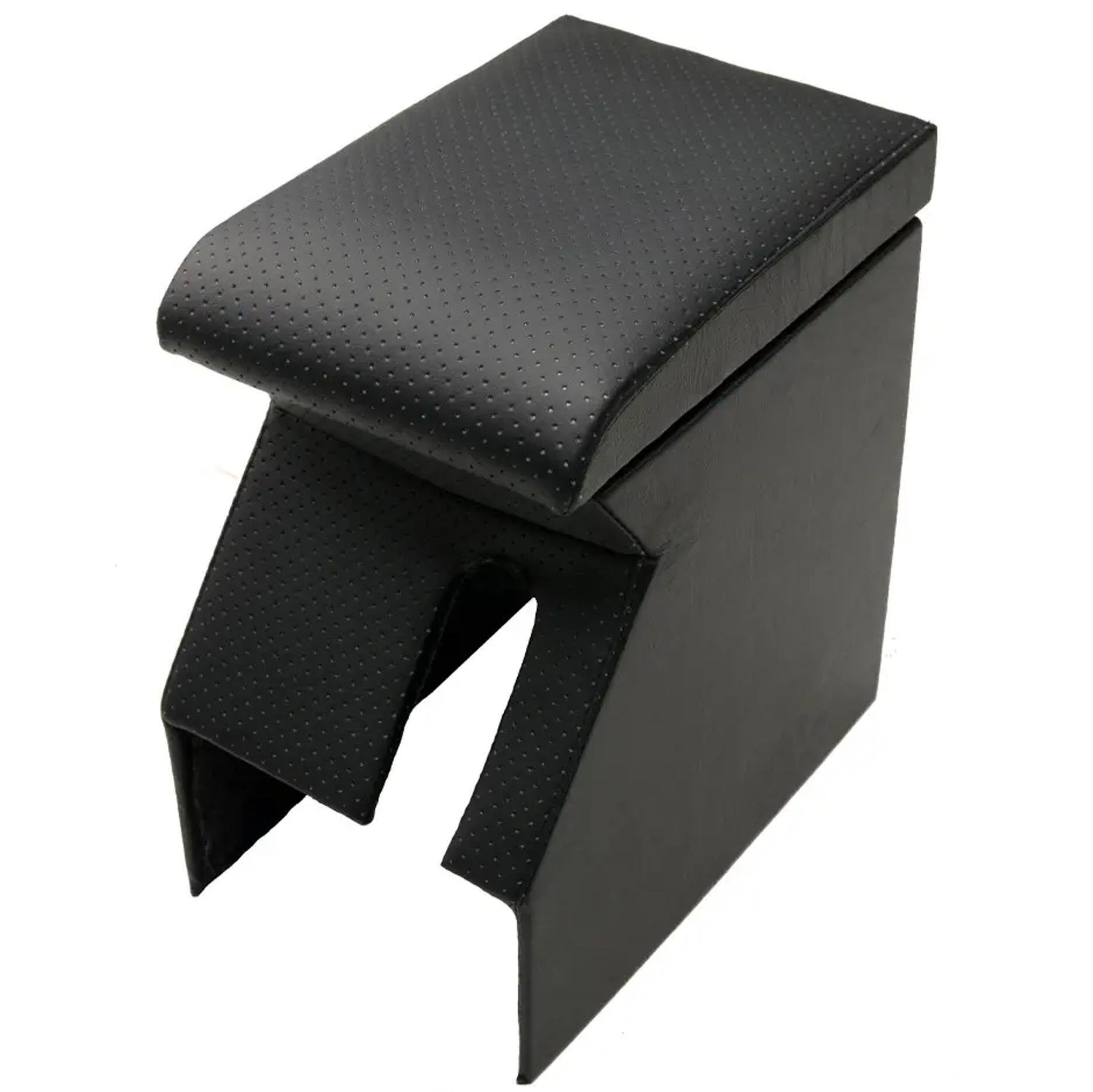 Подлокотник на Skoda Octavia A5 с перфорацией Черный