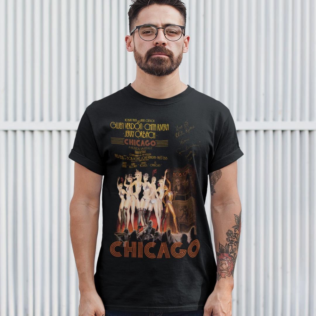 Футболка унісекс Chicago A Musical Vaudeville 1975 4XL Чорний (00000007098)