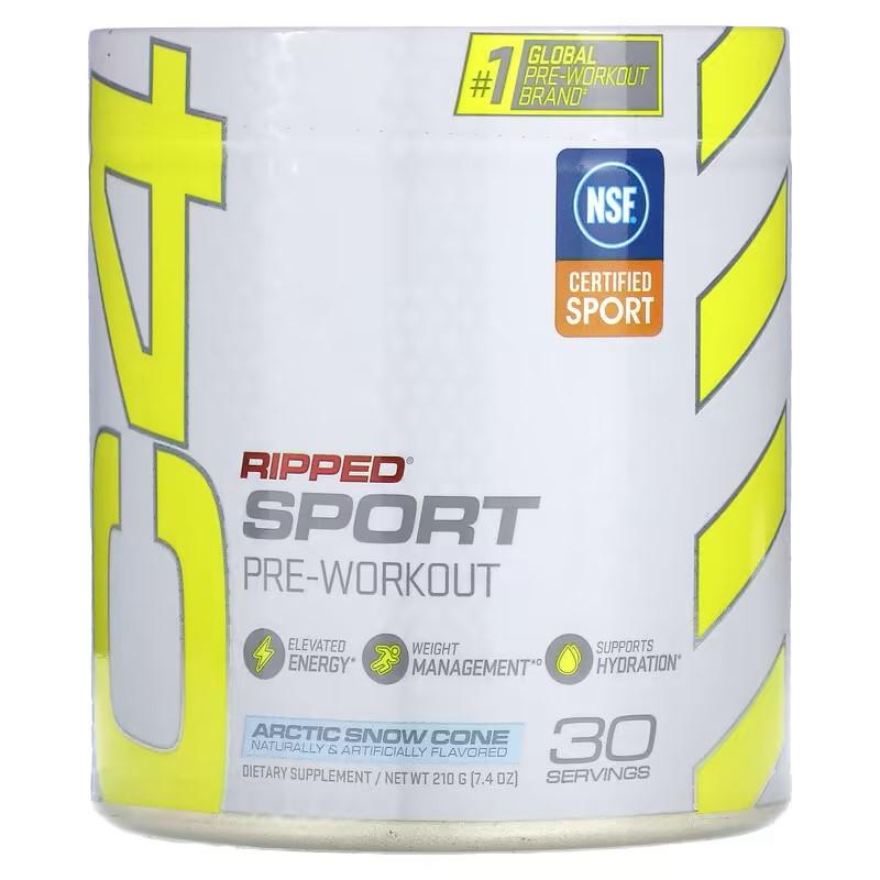 Предтренировочный комплекс Cellucor C4 Ripped Sport Pre-Workout arctic snow cone 210 г (00000038319)