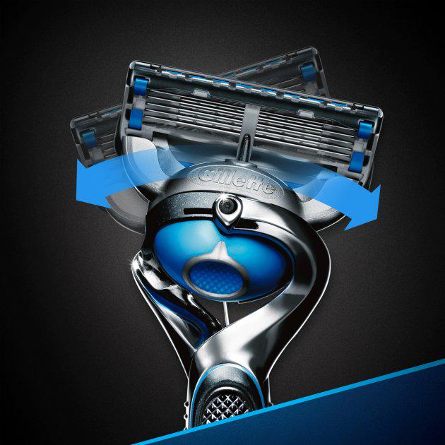 Картриджи сменные для бритья мужские Gillette Fusion5 ProShield Chill 4 шт. (8056862) - фото 5