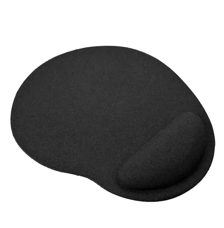 Килимок для миші з подушкою для зап'ястя ергономічний Чорний