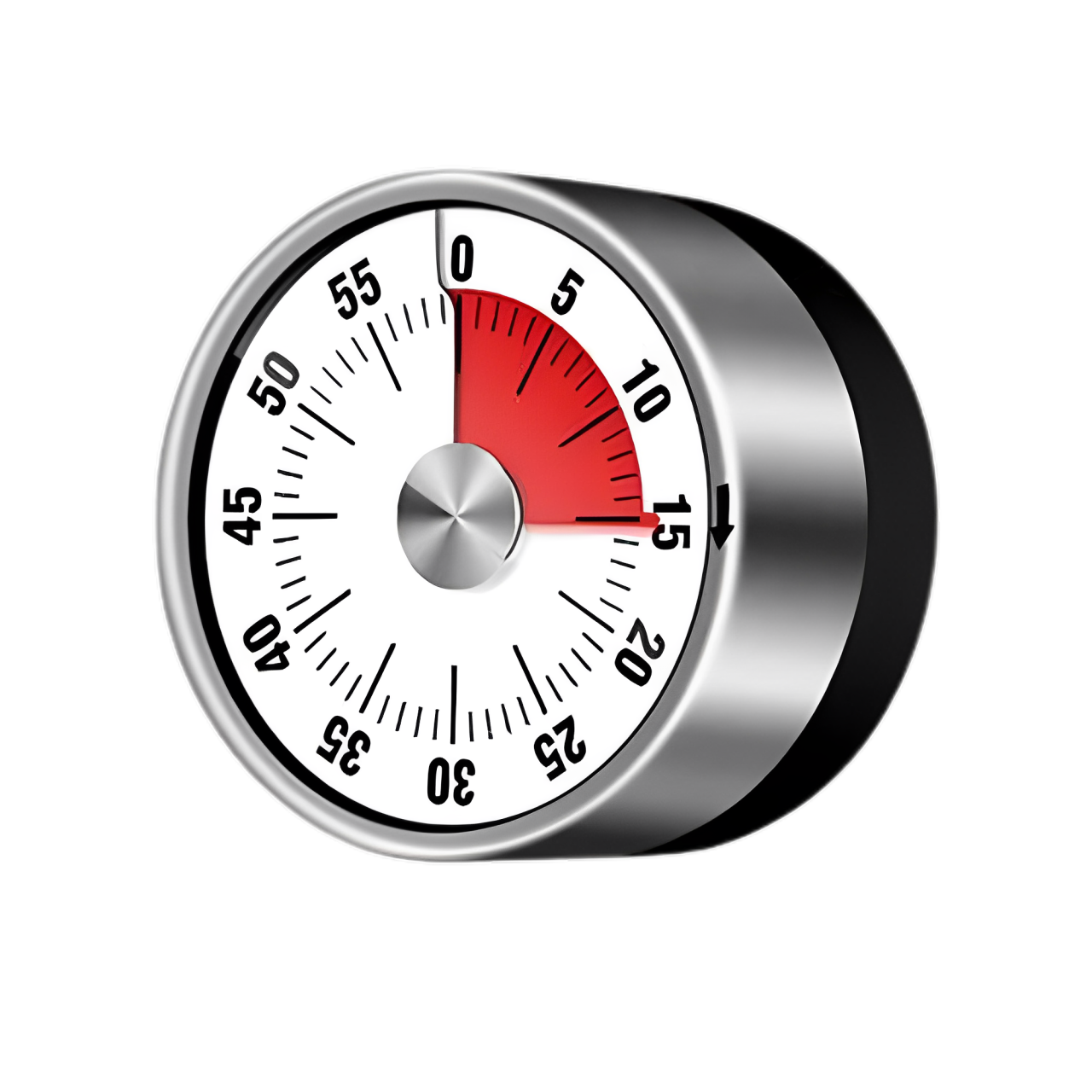 Таймер кухонный Magnetic Timer магнитный из нержавеющей стали Белый (591)