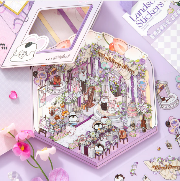 Набор 3D-наклеек румбокс Свадьба (25-84)