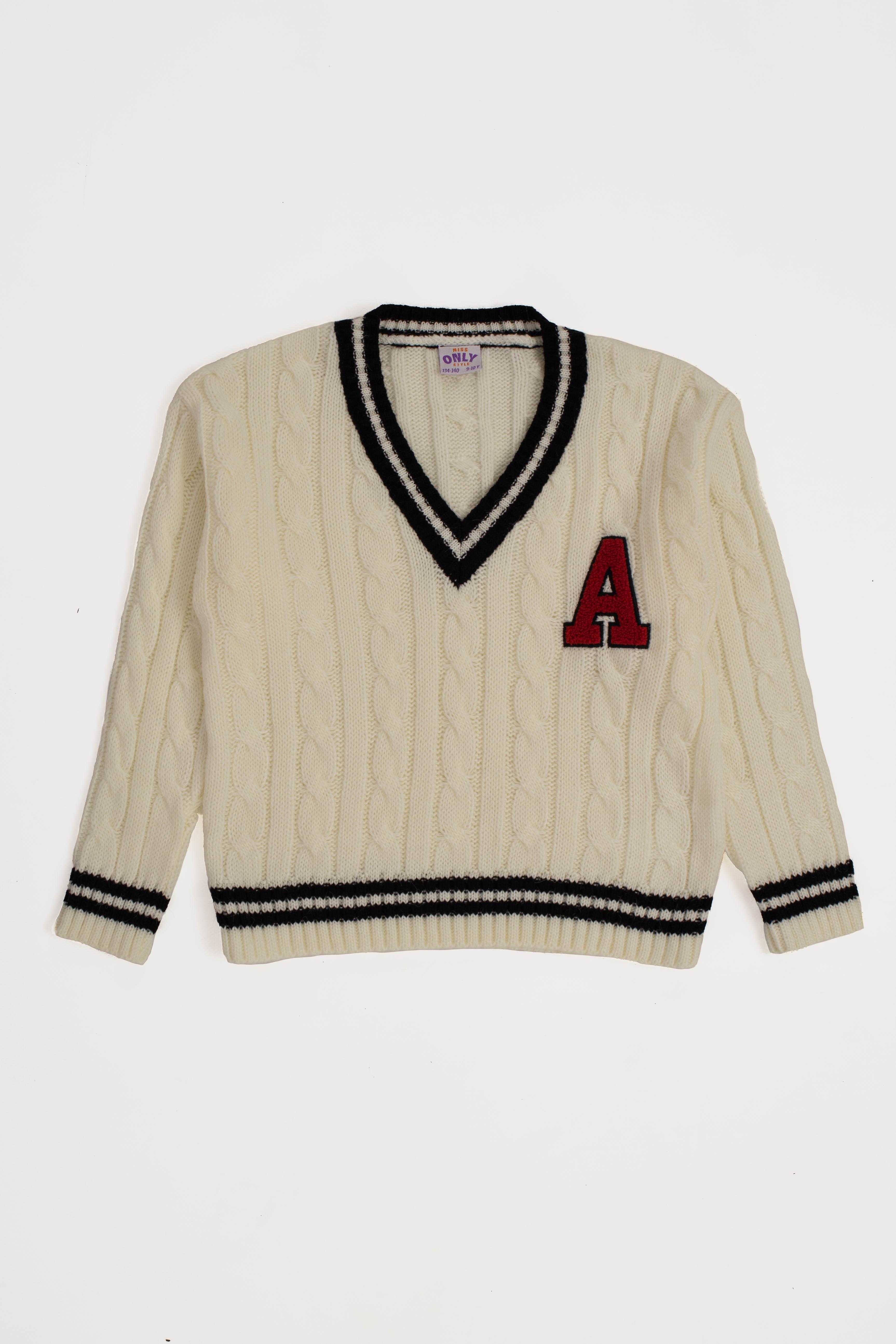 Джемпер для девочки ЦБ-00229416 158 см Молочный (28575610)