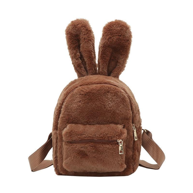 Женский рюкзак Bobby Bunny Коричневый (8252)