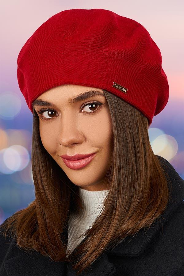 Берет Braxton Карнелия женский Красный (6018)
