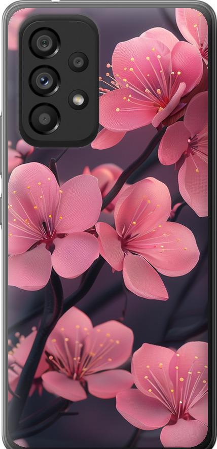 Чехол на Samsung Galaxy A53 A536E Пурпурная сакура (6075u-2585-42517) Чехол на Samsung Galaxy A53 A536E Пурпурная сакура (6075u-2585-42517)