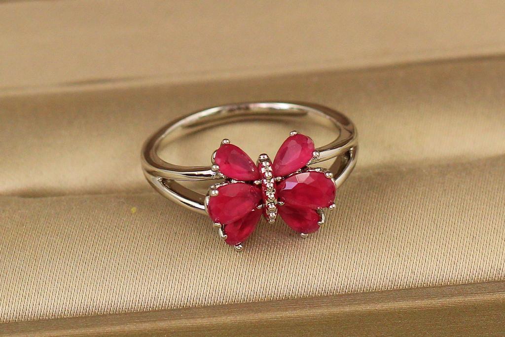 Кольцо Xuping Jewelry Красный адмирал р. 18 Серебристый (32899089) Кольцо Xuping Jewelry Красный адмирал р. 18 Серебристый (32899089)